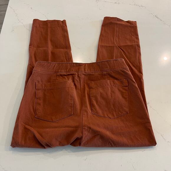 SPANX On-The-Go Ankle Slim Straight Pants in Bronze Glow Size M - Picture 6 of 12